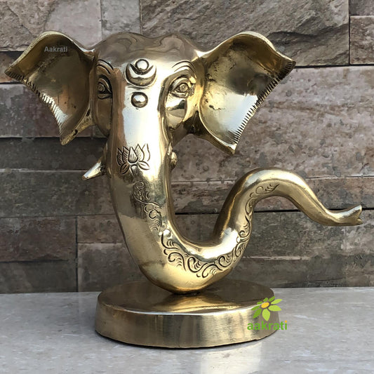 Modern Ganesha Statue table decor, table showpiece, Elephant God Statue, Hindu God of good luck, Wealth, Success & New Beginning Aakrati