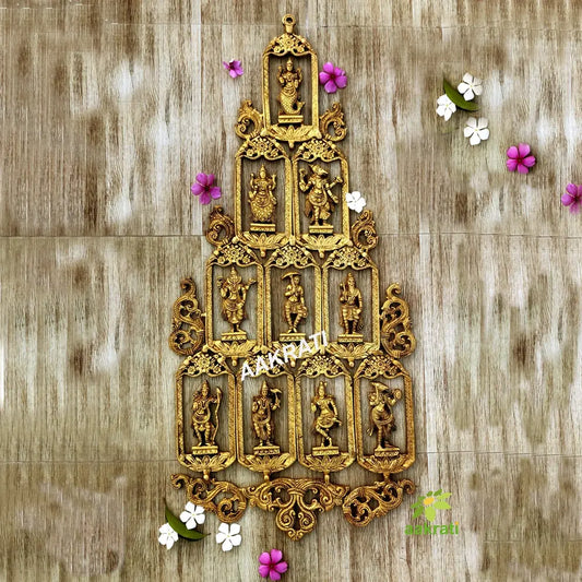 Dasavatharam Lord vishnu Statues Wall hanging figure Aakrati