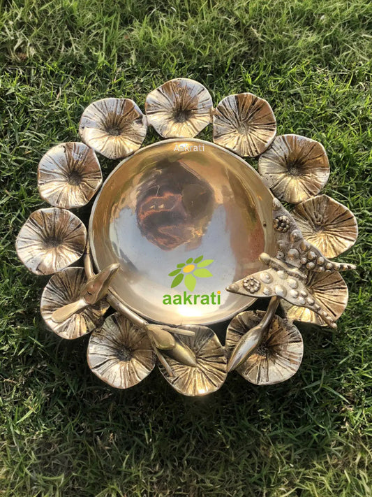 Urli for Pooja Room Decor, Living room decorative for Centre table, Diwali Gift, Housewarming gift Aakrati