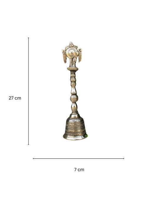 Shankh hand bell with good sound temple bell made in brass