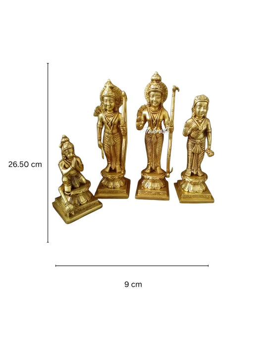 Ram Darbar Family Standing Religious Decor Statue Idol Aakrati