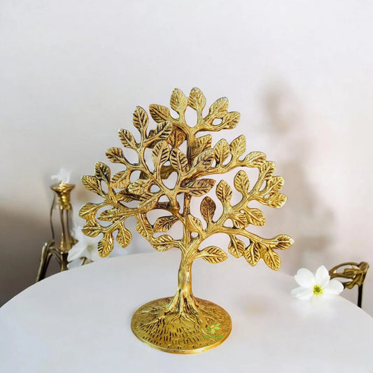 Brass Decorative Tree Handicraft Product Decorative Table Top Decor Aakrati