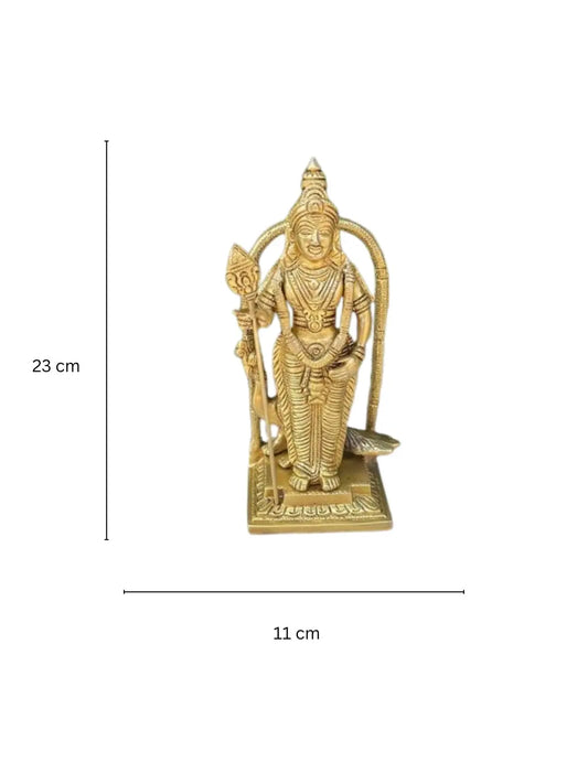 Lord Murgan brass statue Aakrati
