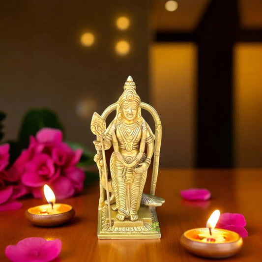 Lord Murgan brass statue Aakrati