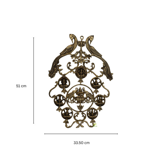 Ashtalakshmi wall hanging | home and living |indian handicrafts | rajasthani handicrafts | home decor | goddess lakshmi Aakrati