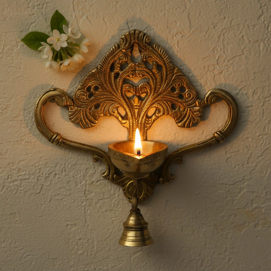 Wall hanging diya