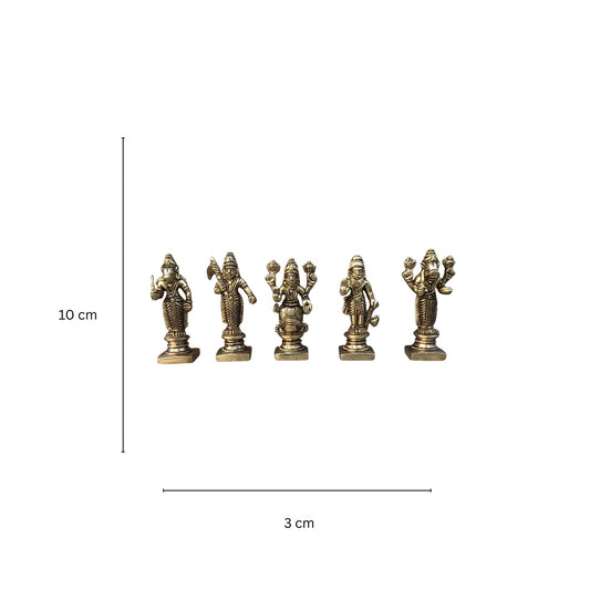 Lord Vishnu Dashavtar Brass Idols | Decorative Home Decor | Brass Statue Dasavatharam for pooja | housewarming Gift Aakrati