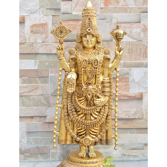 Tirupati Balaji Standing Position, Altar and Gifting for Prosperity. Hindu lord idol Aakrati