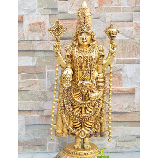 Tirupati Balaji Standing Position, Altar and Gifting for Prosperity. Hindu lord idol Aakrati