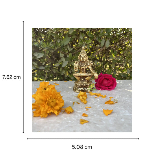 Ayyappa Lord Murti Statue - Ayyappan Idol - Hindu God - Hariharasudhan Deity - Epitome Of Dharma - Truth - Dharmasastha Aakrati