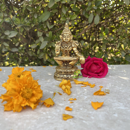 Ayyappa Lord Murti Statue - Ayyappan Idol - Hindu God - Hariharasudhan Deity - Epitome Of Dharma - Truth - Dharmasastha