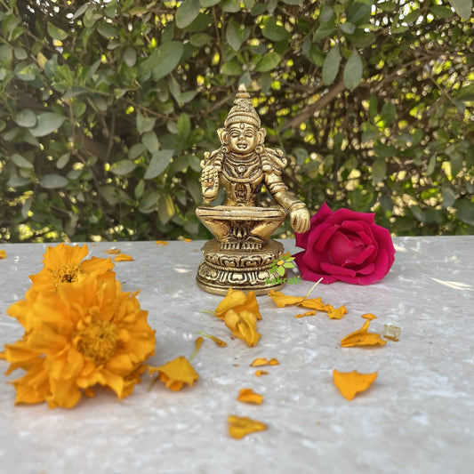 Ayyappa Lord Murti Statue - Ayyappan Idol - Hindu God - Hariharasudhan Deity - Epitome Of Dharma - Truth - Dharmasastha Aakrati