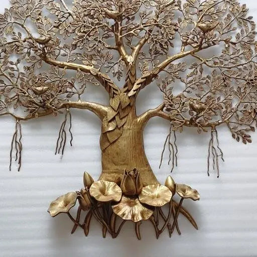 Brass Tree of Life with roots |Hanging Tree| |Home decor| |Brass Kalpavriksha Tree| |Wall Tree| Aakrati