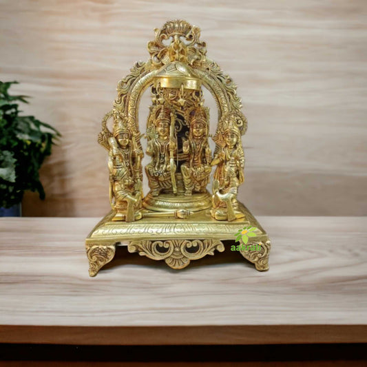 Brass Ram Family Statue |Brass Metal Bhagwan| |Home decor| |Handmade Statue| Aakrati