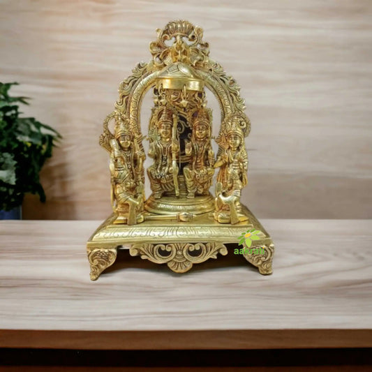 Brass Ram Family Statue |Brass Metal Bhagwan| |Home decor| |Handmade Statue| Aakrati