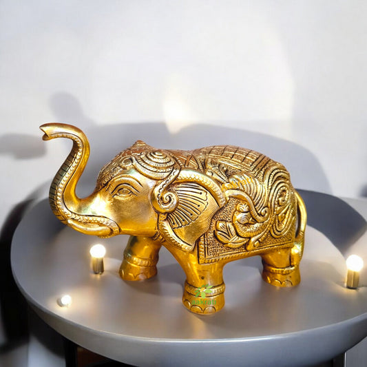 Brass Elephant Statue |Handicraft decorative showpiece| |Gift Articles| |Animal Showpiece Figurines| Aakrati