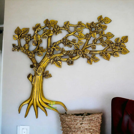 Brass Tree of Life with roots |Hanging Tree| |Home decor| |Brass Kalpavriksha Tree| |Wall Tree| Aakrati