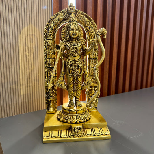 Brass Ram Lalla Statue with Yellow Antique Finish |Religious idols| |Brass Idols| |Ram Lalla| |Home decor|