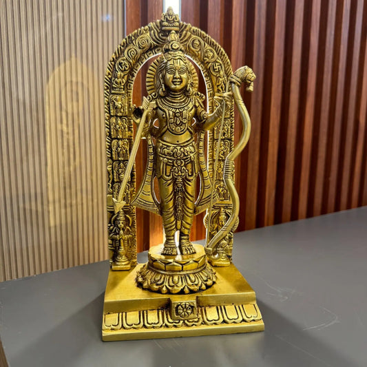 Brass Ram Lalla Statue with Yellow Antique Finish |Religious idols| |Brass Idols| |Ram Lalla| |Home decor| Aakrati
