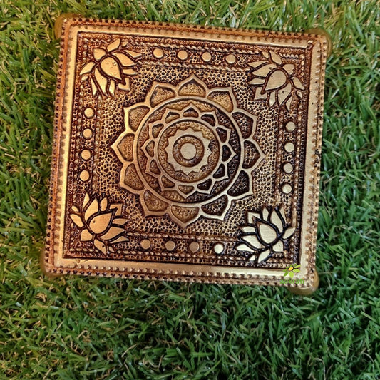 Handcrafted Brass Chowki for Diwali and home decoration