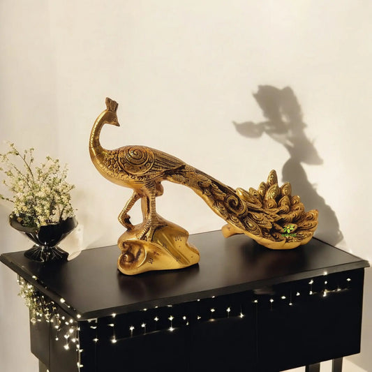 Brass Peacock Statue for home decoration and gifting purpose Aakrati