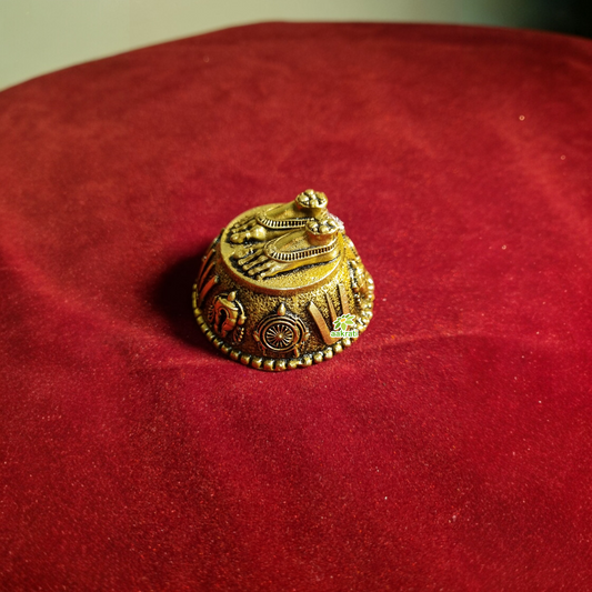 Brass Balaji Charan for Temple decoration |Gift item| |Home Decoration