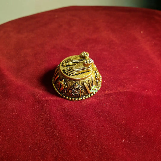 Brass Balaji Charan for Temple decoration |Gift item| |Home Decoration Aakrati