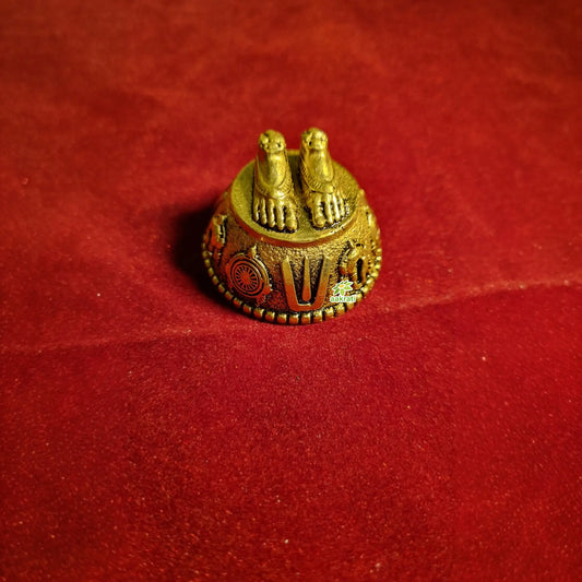 Brass Balaji Charan for pooja and temple decor |Diwali Gift| |Temple decor Aakrati