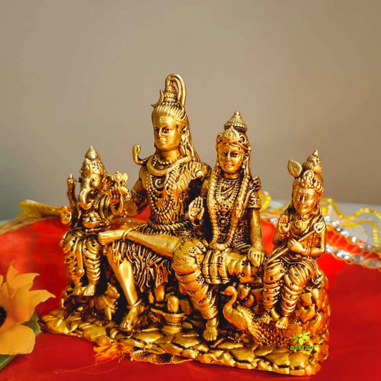 Shiva Family Statue, Lord Shiva, Goddess Parvati,Ganesh,Shiv Family Statue, Shiva With Parvati,Hindu Gods Aakrati