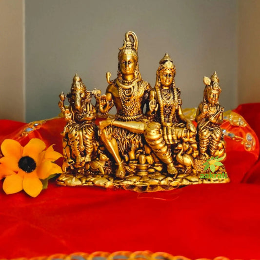 Shiva Family Statue, Lord Shiva, Goddess Parvati,Ganesh,Shiv Family Statue, Shiva With Parvati,Hindu Gods Aakrati