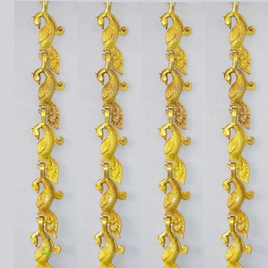 Elegant Brass Swing Chain for Luxury Home Decor | A Stylish Decor Essential | Decorative Brass Swing Chain ( Yellow, 90 inch) Aakrati