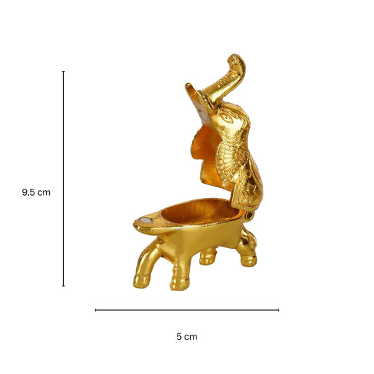 Aakrati Elephant Shaped Box For Small Storage Figurine Aakrati