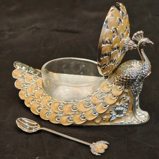 Luxury Dry Fruit Bowl with Lid – Premium Decorative Serving Bowl for Dry Fruits & Gifts