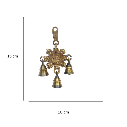 Laxmi Carving Brass Hanging Bell