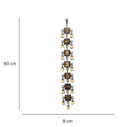 Aakrati Home Decor hangning Brass Decorative Bell Aakrati