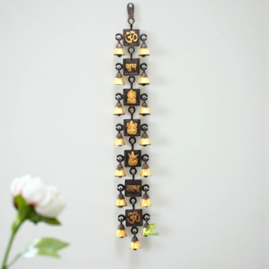 Aakrati Home Decor hangning Brass Decorative Bell Aakrati