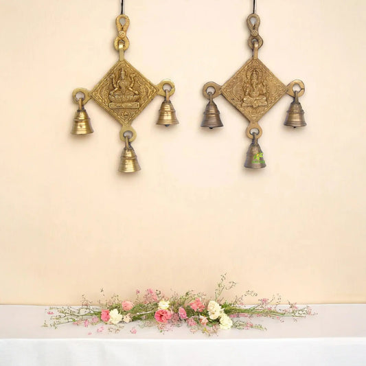 Feng Shui Metal Wind Chime With 6 Brass Bells Good Luck Chime Aakrati