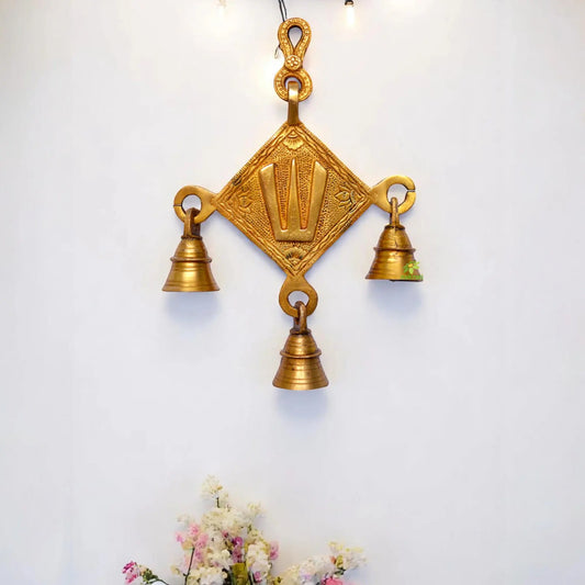 Brass Wall Decor of Namah Aakrati
