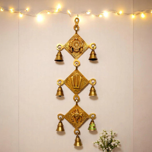 Shankh Chakra Namah Wall Hanging