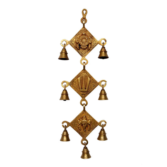 Shankh Chakra Namah Wall Hanging Aakrati