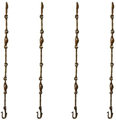 Handcrafted Brass Swing Chain | Elegant Home Decoration | Brass Swing Chain | ( Yellow, 90 inch) Aakrati