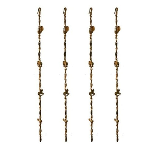 Exquisite Brass Swing Chain | Handcrafted Luxury for Your Home | Decorative Brass Swing Chain ( Yellow, 90 inch)