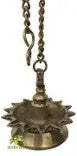 Brass Hanging Diya for Wall | Traditional Deepak for Pooja, Mandir & Indian Festive Décor Aakrati