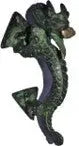 Luxury Brass Door Pull Handle | Artistic Home Decor for Nature Lovers | Brass Peacock Door Handle ( Brown, 7.5inch) Aakrati