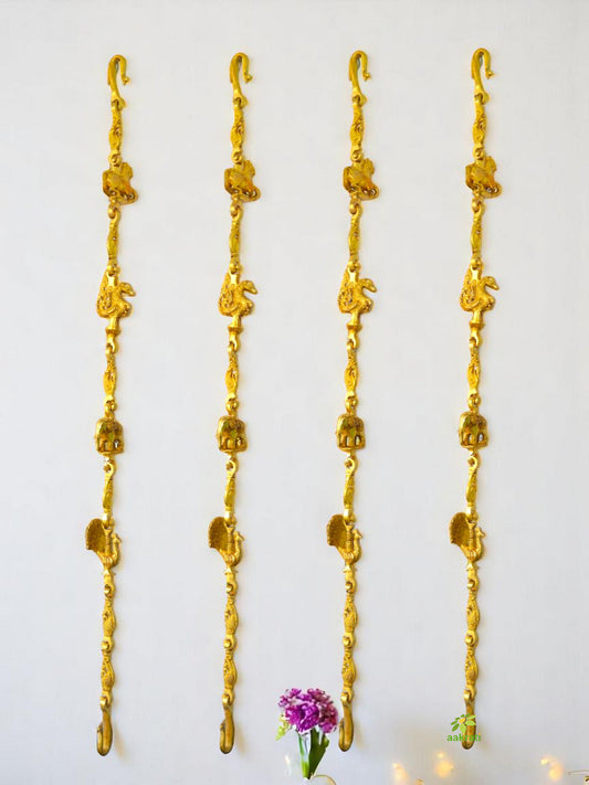 Handmade Brass Swing Chain | Elegant and Durable Chain for Your Home Jhula | Elegant Brass Swing Chain ( Brown, 88 inch)