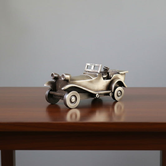 Aakrati Vintage Brass Antique Car Figurine Brass Automobile Vehicle Decor table showpiece Man Cave Decor Gift for Him Aakrati