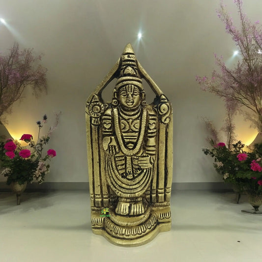 Brass Tirupati Balaji Statue |Temple decor| |Lord Venkateshwara Statue| Aakrati