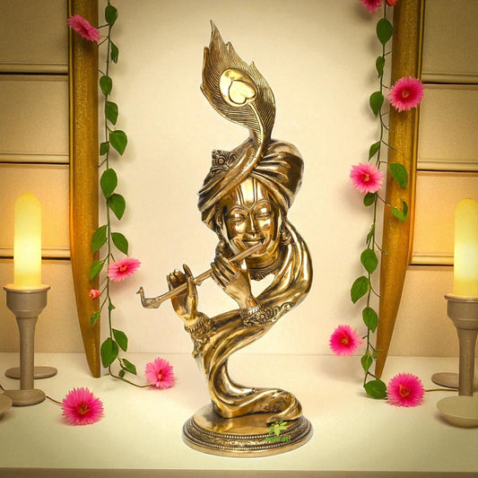 Modern Krishna statue 52 cm Bhagwan krishna idol home decor Garden decor Murti figure Aakrati