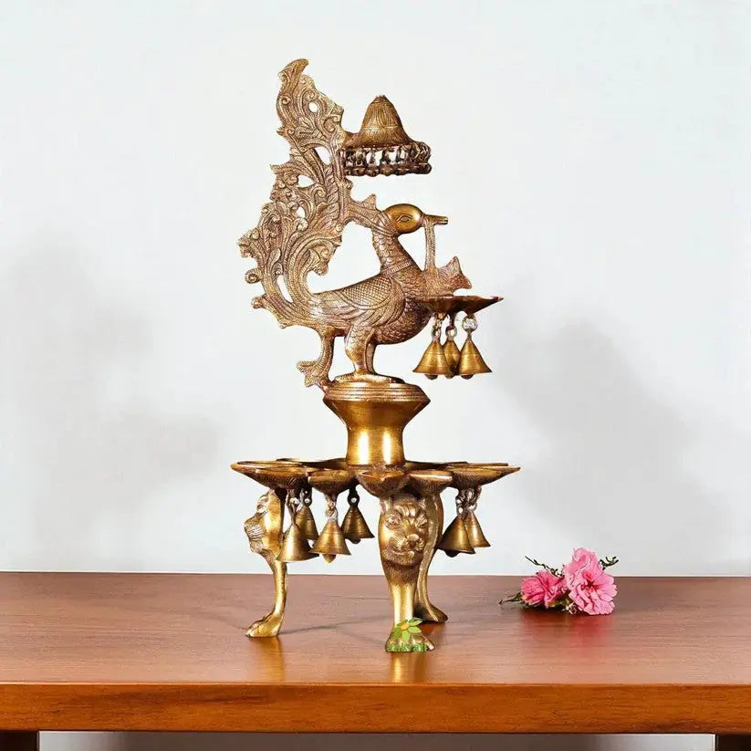 Why Brass Peacock Deepak Stands Are Perfect for Elegant and Spiritual Home Décor