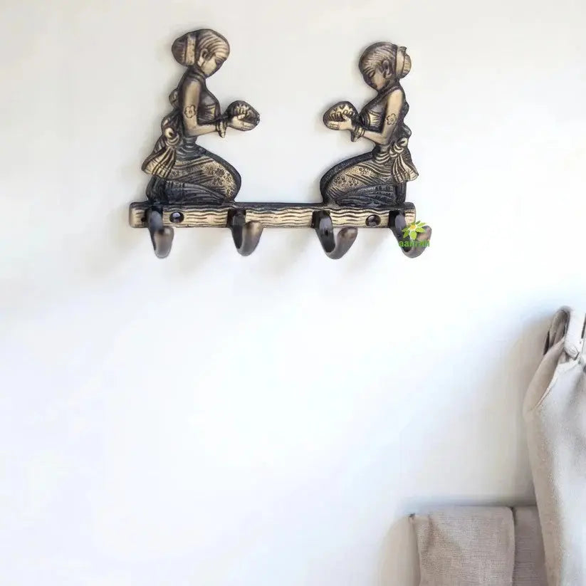 Elevate Your Space with a Premium Brass Key Holder Sculpture